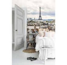 ESTAHOME Fotobehang vlies 158810 #FAB Paris city view grijs/oranje 279x279 cm-thumb-2