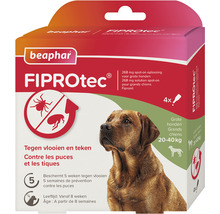 BEAPHAR Fiprotec Anti teken en vlooien Hond 20 - 40 kg, 4 pipetten-thumb-0