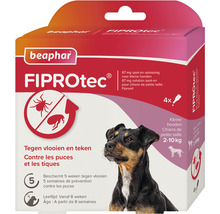 BEAPHAR Fiprotec Anti teken en vlooien hond 2 - 10 kg, 4 pipetten-thumb-0