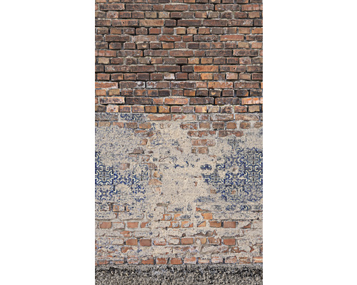 MARBURG Fotobehang vlies 47253 Smart Art Easy steenoptiek rood/blauw 159x270 cm