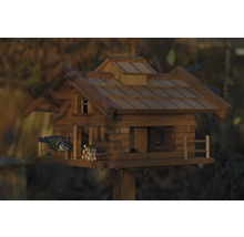 DOBAR Vogelhuis Alpenhut grenen hout staand, 36x37x117 cm-thumb-4