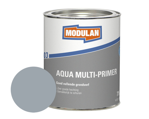 MODULAN 6003 Aqua Multi-Primer grondverf zilvergrijs RAL 7001 750 ml