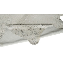 Koeienhuid Devore zilver ca. 180/200x200/220 cm-thumb-2