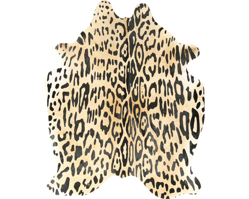 Koeienhuid Safari geprint Amazon Jaguar ca. 180/200x200/220 cm