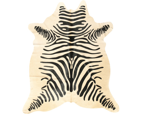 Koeienhuid Safari geprint Zebra ca. 180/200x200/220 cm