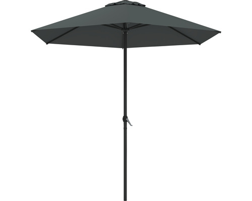 Parel Scheiden registreren SOLUNA Parasol Lille met handslinger grijs Ø 250 cm kopen! | HORNBACH
