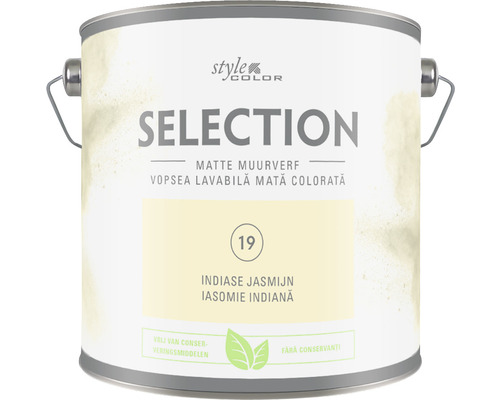 SELECTION StyleColor Muurverf kleur 19 Indiase jasmijn mat 2,5 l
