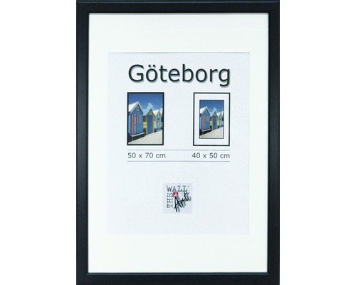 zwaan server Verzadigen THE WALL Fotolijst hout Göteborg zwart 50x70 cm kopen! | HORNBACH