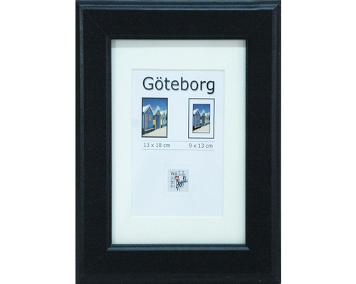 THE WALL Fotolijst hout Göteborg zwart 13x18 cm