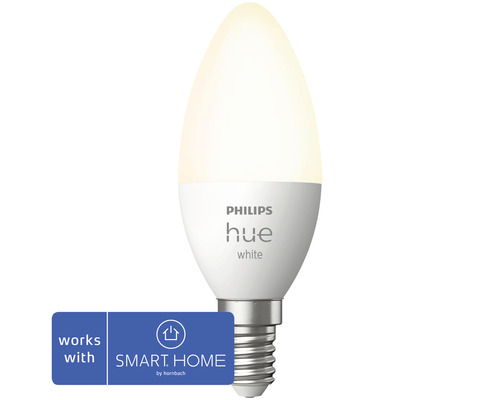 PHILIPS Hue White LED-lamp E14/5,5W B39 warmwit