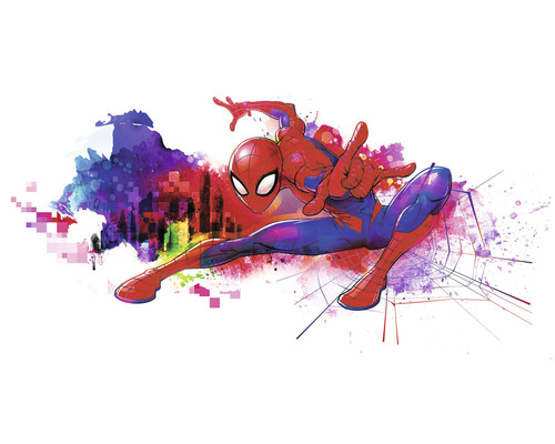 Symmetrie Cyclopen het is mooi KOMAR Fotobehang vlies IADX6-082 Spider-Man Graffiti Art 300x150 cm kopen!  | HORNBACH