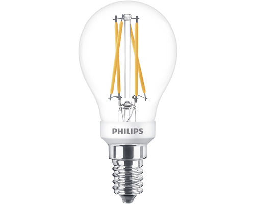 Een nacht audit mini PHILIPS LED-lamp E14/3,4W P45 WarmGlow helder kopen! | HORNBACH