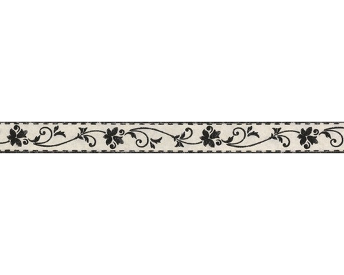 A.S. CRÉATION Behangrand zelfklevend 2590-11 Only Borders bloemenranken zwart 5 m x 5 cm