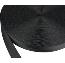 MAMUTEC Band polyester 25 mm zwart (per meter)-thumb-1