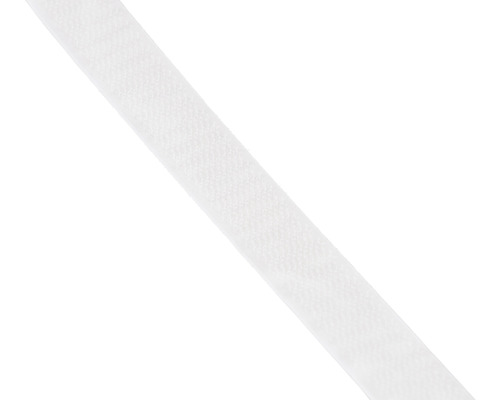 MAMUTEC Klittenband haakband wit 20 mm zelfklevend, meterwaren