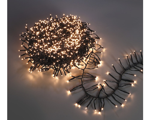 LAFIORA Kerstverlichting LED clusterverlichting 3000 lampjes warmwit 30 meter
