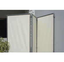 FLORACORD Terrasscherm met frame waterafstotend ivoor 210x170 cm-thumb-3