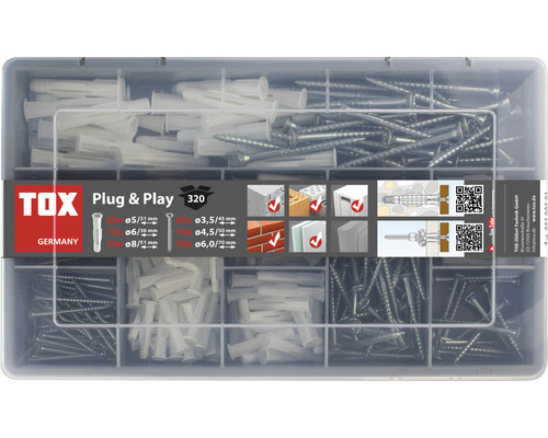 TOX Assortimentsdoos Plug & Play, 320 stuks