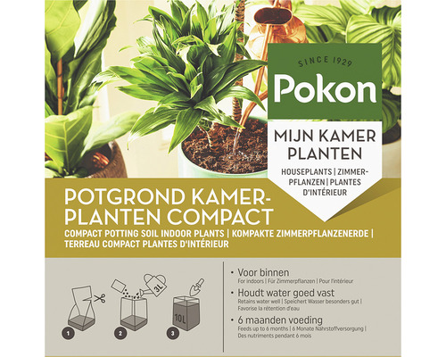 POKON potgrond kamerplanten compact 10 liter-0