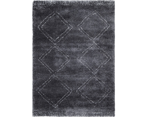 Vloerkleed Royal vierkant grijs/wit 160x230 cm