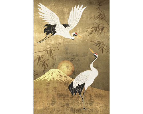 REINDERS Poster Japanese cranebirds 61x91,5 cm