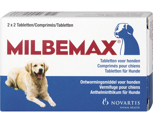MILBEMAX Ontwormingsmiddel Hond groot, 4 tabletten