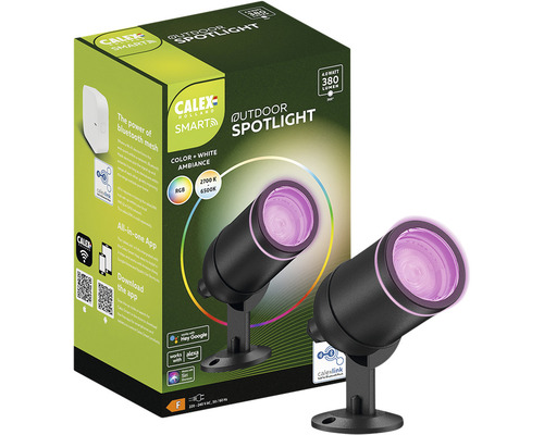 rekenmachine Uitscheiden Alice CALEX Smart Outdoor LED tuinspot RGB+CCT zwart kopen! | HORNBACH