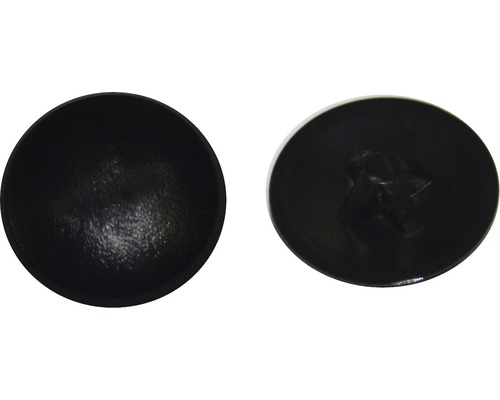 DRESSELHAUS Afdekkap voor kruiskop Pozidrive PZ2 Ø 12 mm kunststof zwart, 50 stuks