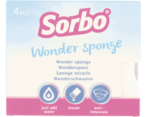 SORBO Wonderspons, 4 stuks