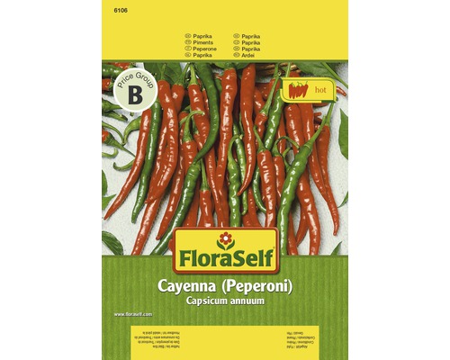 FLORASELF® Peperoni Cayenna groentezaden