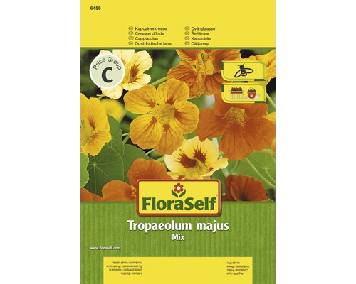 FLORASELF® Oost-Indische kers melange Tropaeolum majus bloemenzaden