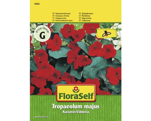 FLORASELF® Oost-Indische kers keizerin Victoria Tropaeolum majus bloemenzaden