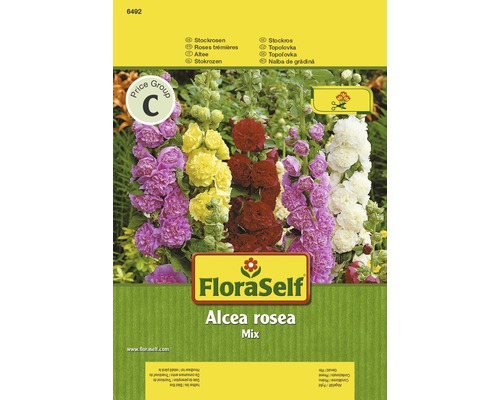 FLORASELF® Stokrozen mix Alcea rosea bloemenzaden