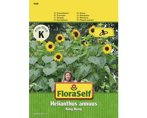FLORASELF® Zonnebloemen King Kong Helianthus annuus bloemenzaden