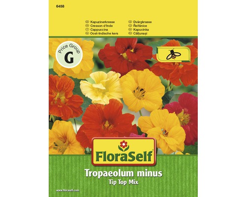 FLORASELF® Oost-Indische kers Tip Top Mix Tropaeolum minus bloemenzaden