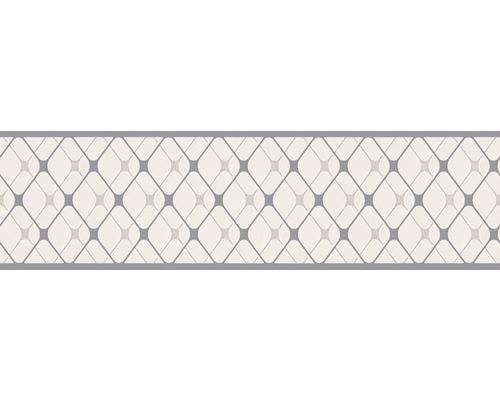 A.S. CRÉATION Behangrand zelfklevend 3842-18 Only Borders geometrisch grijs 5 m x 17 cm