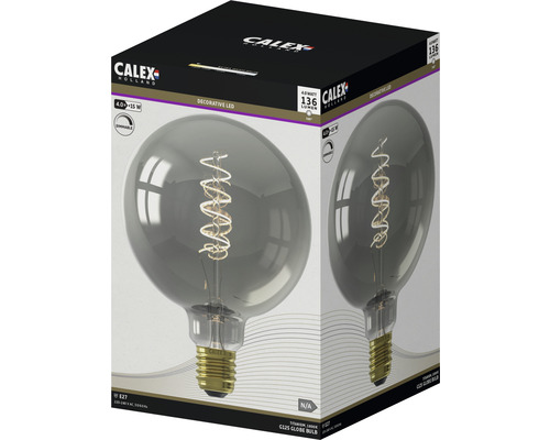 CALEX LED filament lamp E27/4,0W G125 titanium-0
