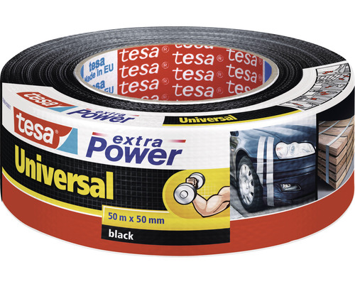 TESA Extra Power Universal zwart 50 m x 50 mm