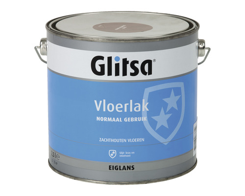 GLITSA Vloerlak acryl eiglans donker eiken 2,5 l