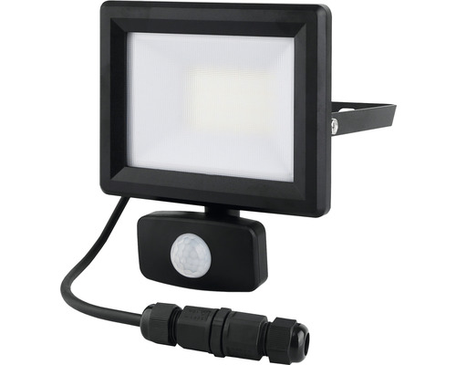 Hick Mediaan Digitaal LUCECO LED Schijnwerper met sensor 20W zwart kopen! | HORNBACH