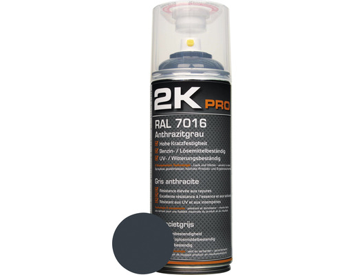 KWASNY 2K Pro spuitlak glans antracietgrijs (RAL7016) 400 ml-0