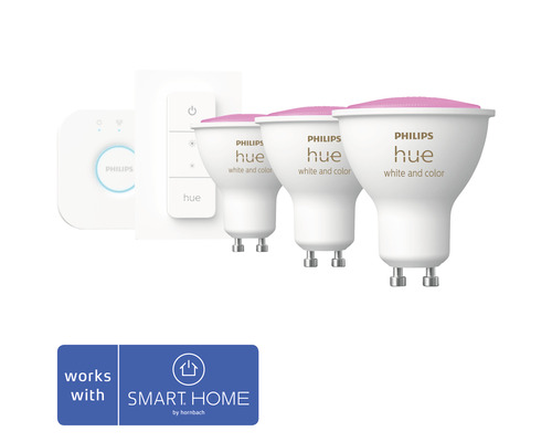 PHILIPS Hue White and Color Ambiance starterset GU10