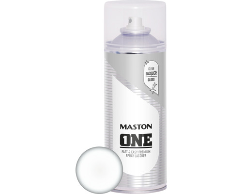 MASTON One spuitlak glans transparant 400 ml