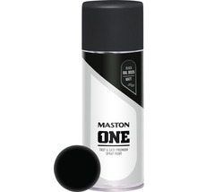 MASTON One spuitlak mat RAL 9005 zwart 400 ml-thumb-0