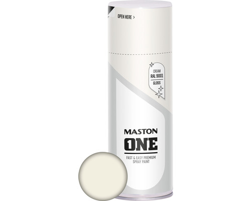 MASTON One spuitlak glans RAL 9001 crème 400 ml