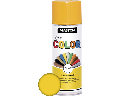 MASTON Color spuitlak glans geel 400 ml