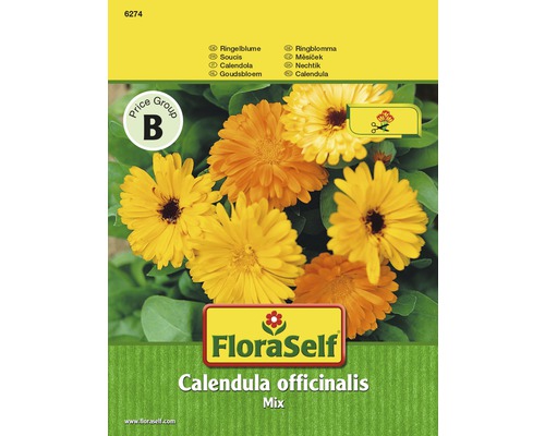 FLORASELF® Goudsbloemen mix Calendula officinalis bloemenzaden