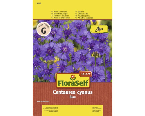 FLORASELF® Wilde korenbloem blauw Centaurea cyanus bloemenzaden