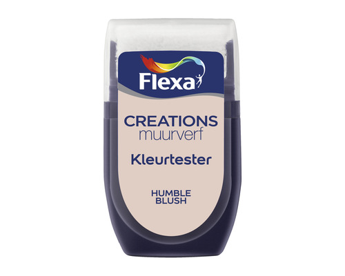 FLEXA Creations muurverf kleurtester Humble Blush 30 ml