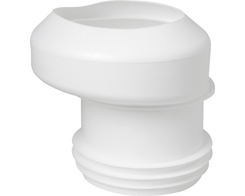 WISA WC-afvoermanchet kunststof wit excentrisch Ø 100-110 mm